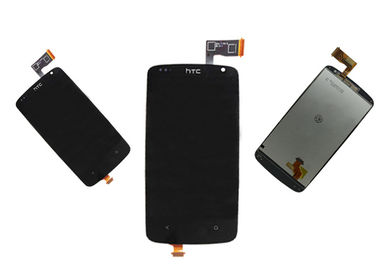 Weißer/LCD-Bildschirm-Ersatz des Schwarz-HTC mit Touch Screen Analog-Digital wandler für Wunsch 500