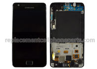Schwarze Samsungs-Galaxie s2 i9100 LCD mit Touch Screen Analog-Digital wandler Ersatzteilen
