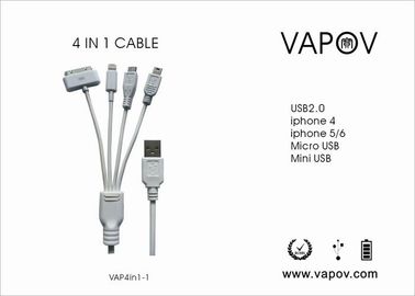 iphone 4 iphone 5 iphone 6 Mikro USB-Multifunktionsdatum und Aufladungsusb-Kabel für Apple u. Android