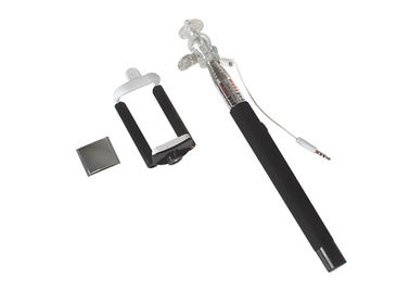 Stock Tasche Monopod Selfie mit Kabel und Rückspiegel, verdrahtetes 360 Klipp Monopod
