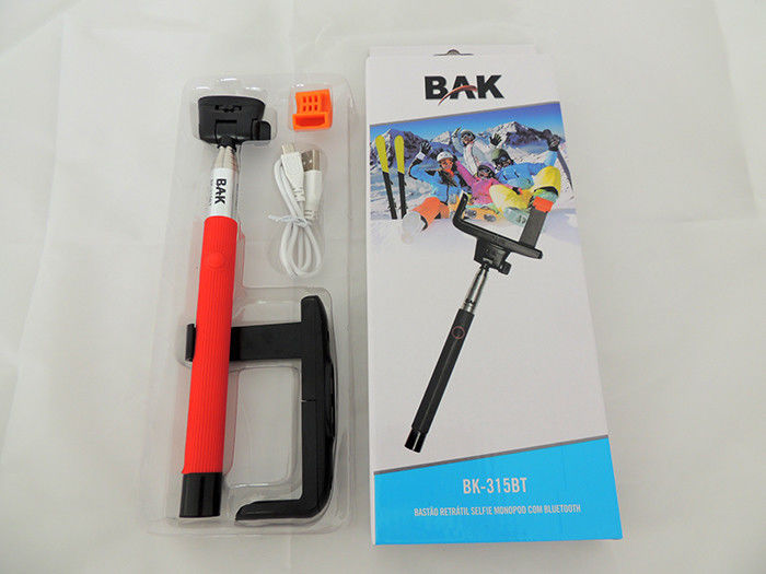 Weiche Handposition selfie Stock mit bluetooth Knopf, Farbe kann besonders angefertigt werden