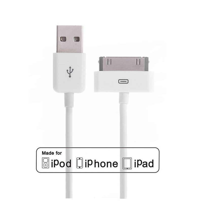 iPad iPod 1.2M/4 des USB-Daten-Ladegerät-Fuß Kabel-, Art 30 Pin-Daten-Kabel USBs 2,0 A