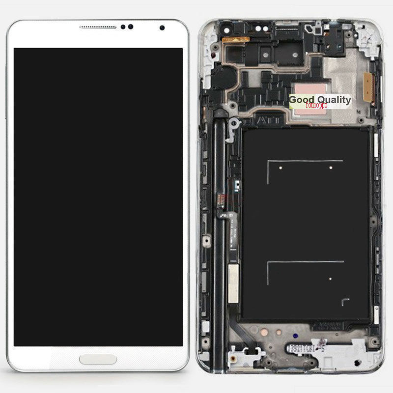5,7 Zoll Samsungs-LCD-Bildschirm-ohne Rahmen für Note3 LCD mit Analog-Digital wandler Weiß
